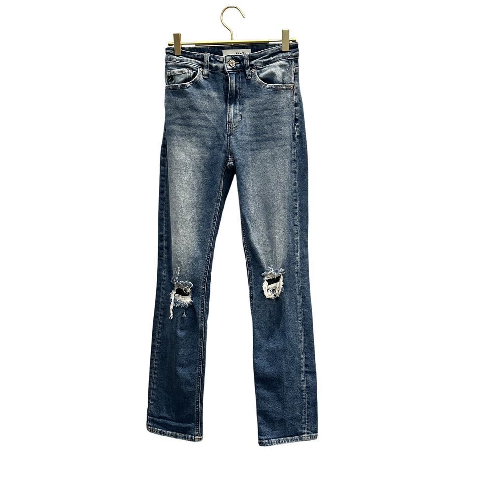 KanCan – Hi-Rise Slim Tapered Jeans – Light Wash Denim – Size 3/25